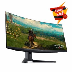 Alienware AW3423DWF 34 Inch WQHD (3440x1440) 21:9 1800R Curved Gaming Monitor