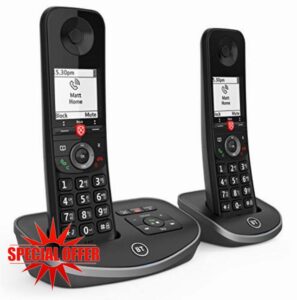 BT Advanced Cordless Home Phone with 100 Percent Nuisance Call Blocking and Answering Machine