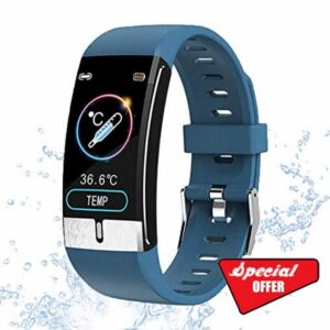 Zeerkeer ECG+PPG Fitness Tracker IP68 Waterproof Activity Trackers Health Exercise Watch with Heart Rate and Sleep Monitor