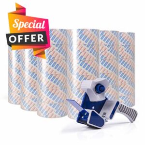 ADHES Shipping Tape Packaging Tape Packing Tape for Moving Boxes Heavy Duty Clear