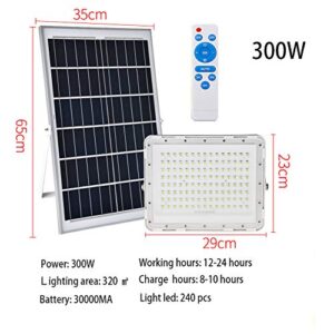 100W 200W 300W Outdoor Solar LED Security Light IP66 Waterproof Solar Panels Solar Street Lights for Garden