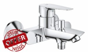 GROHE 24198001 Start Edge Wall Mounted Exposed Bath Mixer Tap