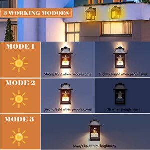 2Pack Solar Security Lights Outdoor Motion Sensor