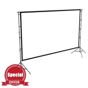 Projection Movies Screen with Stand Foldable Portable Movie Screen