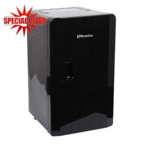 EMtronics EMMF16BLK Mini Fridge 16 Litre