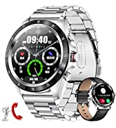 LIGE Smart Watch for Men with Answer/Make Calls,1.32”HD Touch Screen Fitness Tracker for IOS Andr...
