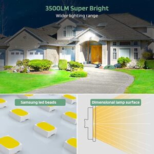282 LED Motion Sensor Solar Wall Lights with 3 Modes and 270° Wide Lighting