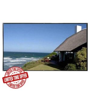 Projector Screen 84 Inch Projector Screen Home Cinema Theater Projection Screen 16:9 Ideal for Meeting and Conference Portable Projector Screen (Color : White