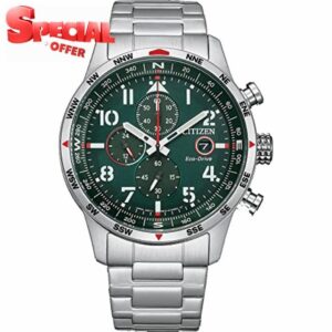 Citizen Men Chronograph Eco-Drive Watch with Stainless Steel Strap CA0791-81X