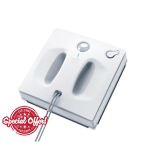 Window Cleaner Robot Cleaning W66 Electric Water Spray Smart Auto Magnetic Glass Tile Wall Washing Household Tool for Outdoor/Indoor Windows Table Ceiling