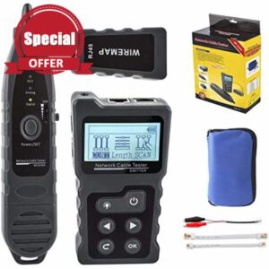 NOYAFA-NF-8209 Advanced Cable Tester with PoE Multifunction Wire Tracker Network Cable Tester for LAN CAT5 CAT6 Tracke