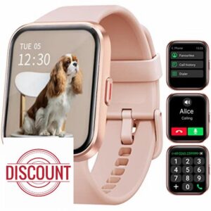 Smart Watch for Women Fitness Smartwatch IP68 Waterproof with Heart Rate
