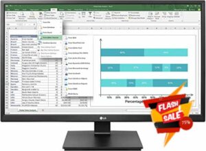LG Electronics 24BK550Y 23.8-inch Height Adjustable IPS Monitor (1920 x 1080