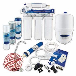 Finerfilters Reverse Osmosis Under Sink Drinking Water Filter System (50GPD) for Home Domestic