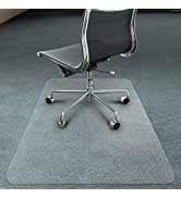 Dawsons Living Polymer Office Floor Protector - Unrolled Chair Mat Suitable for Medium Pile Carpe...