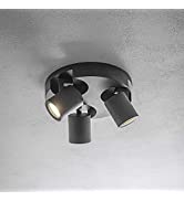 CGC Black Twin Square Rectangle Surface Mount Ceiling Downlight Spotlight High End Hotel Style Tw...