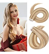 Clip in Human Hair Extensions Real Remy Hair Extension One Piece 3/4 Half Head Natural Straight 1...