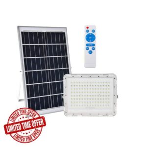 Samnuerly Led Floodlight Outdoor Led Solar Flood Lights with Remote