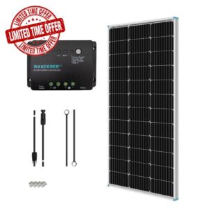 Renogy 100W Solar Panel Kit with 30A Solar Charge Controller