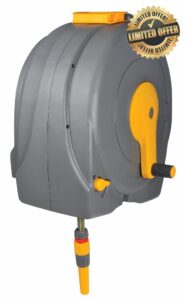 Hozelock Ltd 2496R0000 Wall Mounted Fast Reel with 40m hose