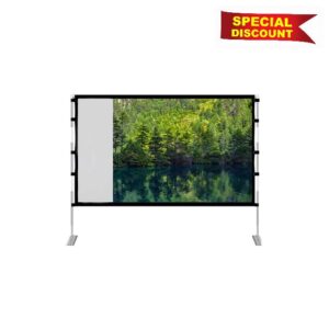 ideo projection screens With Stand Foldable Portable Movie Screen