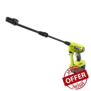 Ryobi RY18PW22A-125 18V ONE+ Cordless 22bar Power Washer Kit (1 x 2.5Ah)