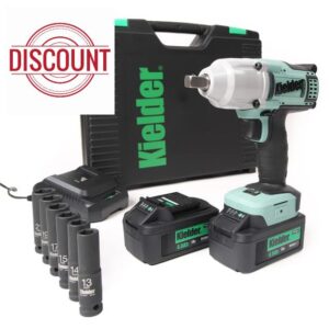 Kielder KWT-012-54 18v Brushless Cordless 1/2" Mid Torque Impact Wrench Kit