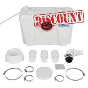 Hocanflo 500W Sewerage Pump Macerator Toilet Waste Water Pump Sanitary Sink Basi