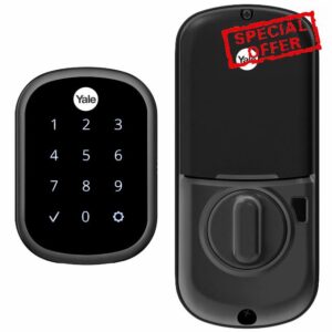 Yale Security YRD256-NR-BSP Yale Assure Lock SL in Black Suede (Non-Connected) (YRD256) Key Free Touchscreen Deadbol
