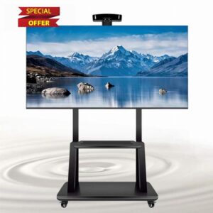 Tv stand Mobile TV Cart With Tray For Most 32-75 Inch Plasma/LCD/LED Home Display Trolley Tv Floor Stand With Wheels TVs Stand