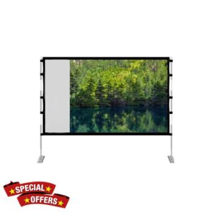 ideo projection screens With Stand Foldable Portable Movie Screen