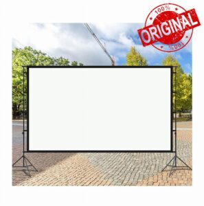 Projection Movies Screen with Stand Foldable Portable Movie Screen