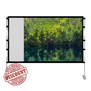 Video Projection Screens with Stand Foldable Portable Movie Screen