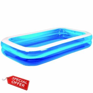 VFM - 10ft Paddling Pool 3m (10ft) Jumbo Family Size Garden Pool