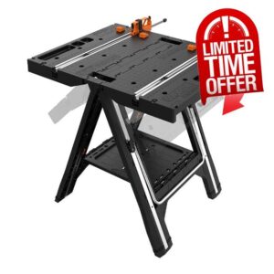 WORX WX051 Pegasus Folding Work Table & Sawhorse