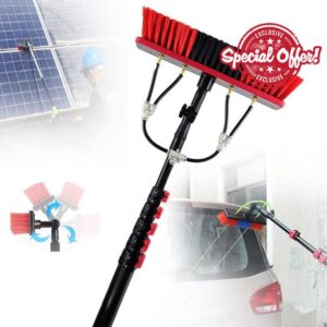 ZDW Window Cleaning Poles Water Fed Brush 12Ft-36Ft Water Fed Cleaning System