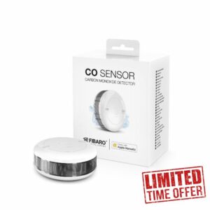 Fibaro CO Sensor iOS Blueetoth Carbon Monoxide and Temperature Measurer