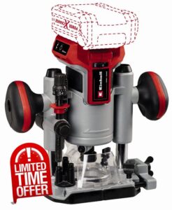 Einhell Power X-Change 18V Cordless Wood Router Tool - Brushless Motor