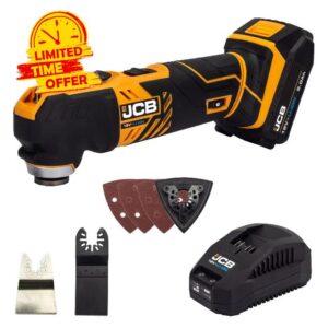 JCB 18V Cordless Multi Tool with 2.0AH Battery