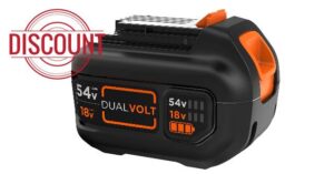 BLACK+DECKER BL1554-XJ 54 V 1.5 A DUALVOLT Battery - Black/Red