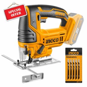 INGCO 20V Lithium-Ion Cordless Jig Saw with 5Pcs Blades (Body only) CJSLI8501