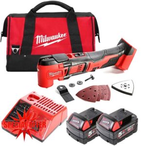 Milwaukee M18BMT M18 18V Compact Multi Tool With 2 x 5Ah Batteries
