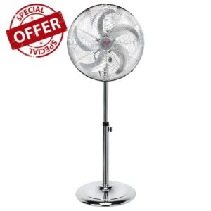 NETTA 16 Inch Metal Pedestal Floor Fan