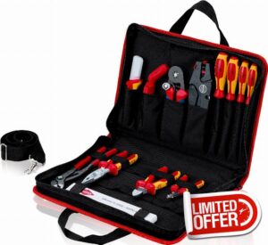 Knipex Tool Bag "Compact" Electric 14 piece 00 21 11