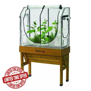 Small WallHugger Greenhouse Frame & Multi Cover Se