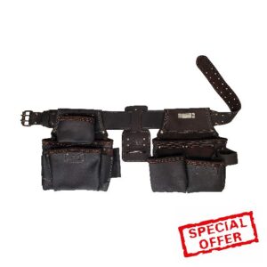 OX Tools OX-P263604 Pro Oil Tanned Leather 4 Piece Construction Rig