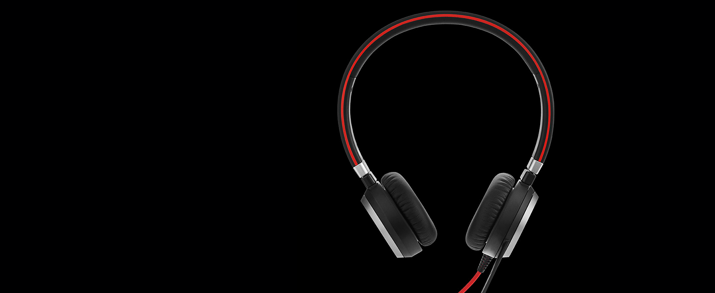 Jabra Evolve 40 UC Stereo Wired Headset / Music Headphones