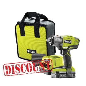 Ryobi R18IW3-120S 18V ONE+ Cordless 3 Speed Impact Wrench Starter Kit (1 x 2.0Ah)