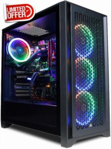 CyberpowerPC Luxe Gaming PC - Intel Core i7-11700