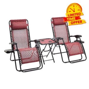 Amazon Basics Zero Gravity Chair with Removable Headrest